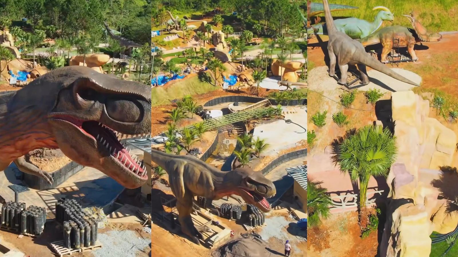Parque dos dinossauros inaugura em setembro em Balneário Camboriú