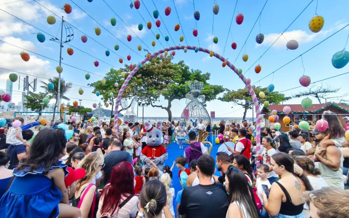 Calendário de Páscoa começa com grande presença de público em Balneário Camboriú