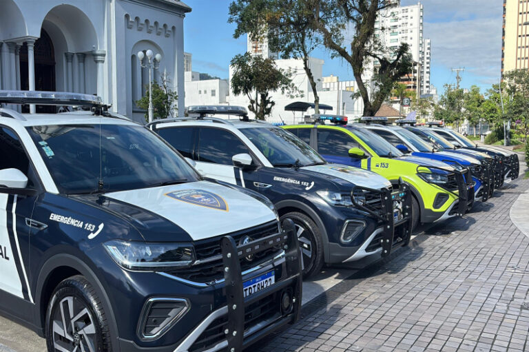 Novas viaturas reforçam patrulhamento e ampliam presença nas ruas de Itajaí