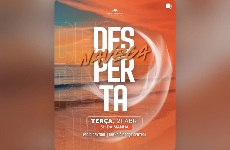 Evento Desperta Navega reúne fiéis ao amanhecer desta terça-feira em Navegantes