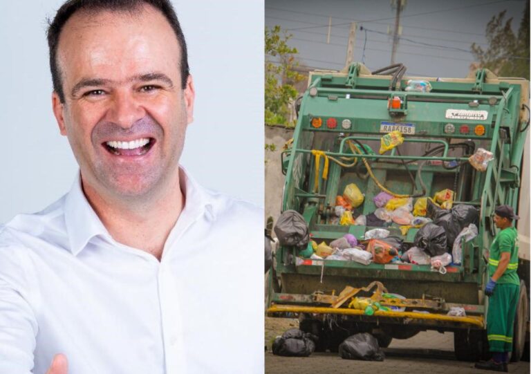 Com a caneta na mão novo prefeito rompe contrato do lixo e dá recado firme em Navegantes