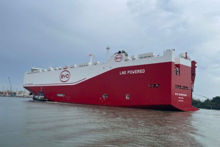 Operação com 12 mil carros da BYD coloca Porto de Itajaí em destaque no Brasil