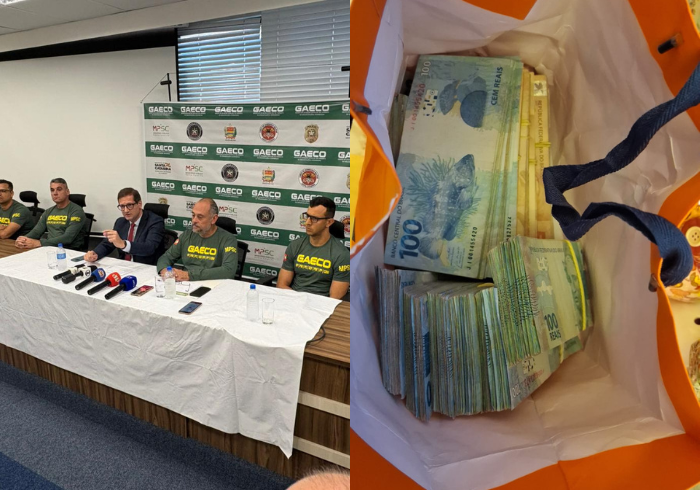 GAECO apreende mais de R$ 500 mil durante operação contra esquema em licitações em Blumenau