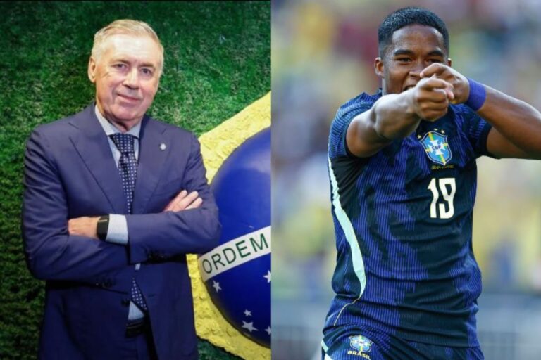 Ancelotti explica ausência de Endrick e decisão revolta parte da torcida brasileira