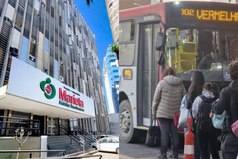 Estudante sofre fratura na coluna após ser arremessado dentro de ônibus em Navegantes