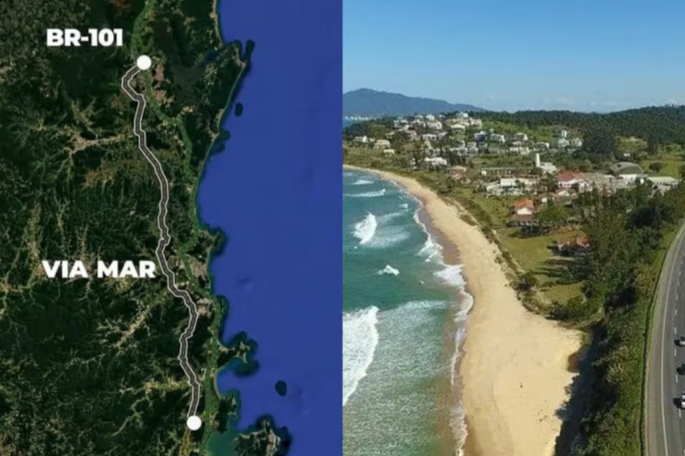 Nova rodovia de R$ 7 bilhões promete ligar Joinville a Florianópolis em apenas 1 hora