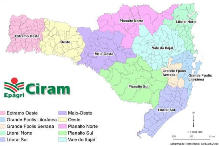 Semana começa com instabilidade e risco de tempestades em SC