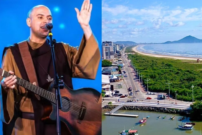 Navegantes se prepara para receber Frei Gilson em evento que deve reunir multidão de fiéis