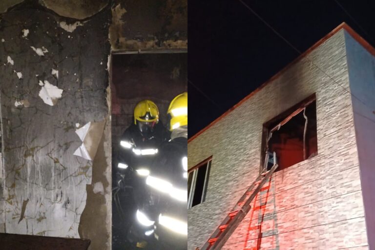 Celular carregando durante a noite provoca incêndio em casa de Navegantes