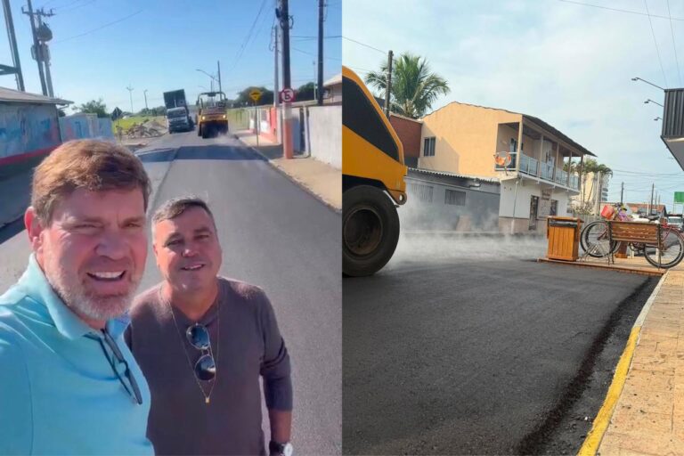 Após atuação do vereador Monan, ruas do São Pedro recebem asfalto e moradores comemoram