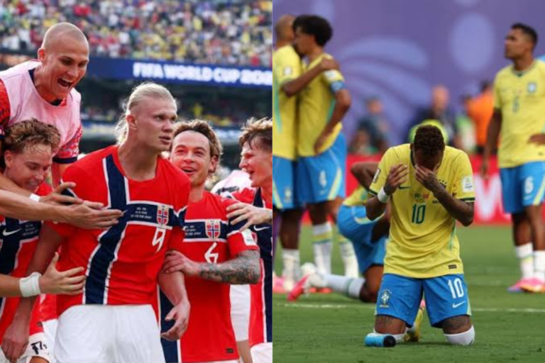 Brasil cai diante da Noruega, Haaland marca dois e acaba com o sonho do hexa