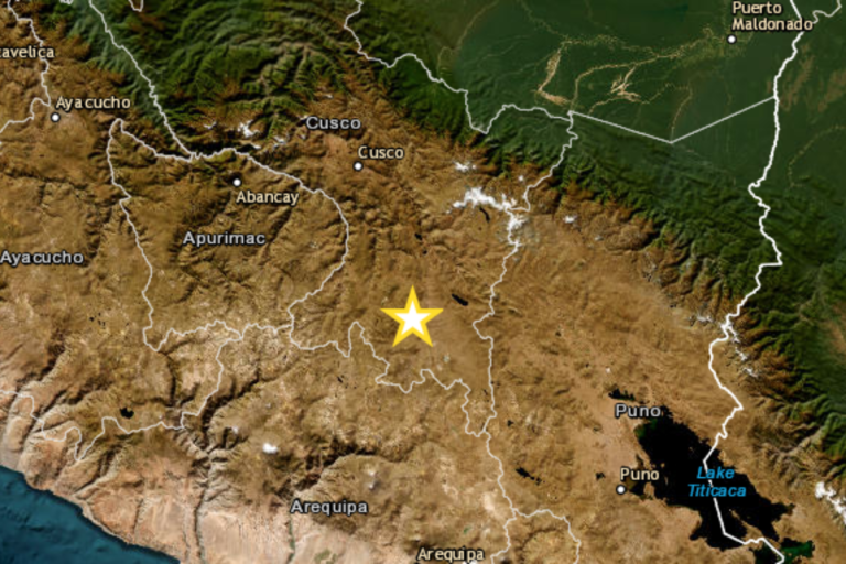 Terremoto de magnitude 5,4 atinge o Peru durante a madrugada