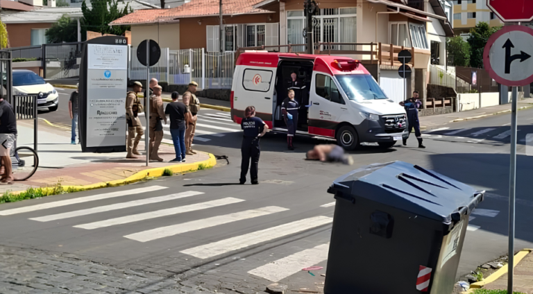 Pedido de socorro de crianças mobiliza policiais de folga e termina com suspeito baleado em SC
