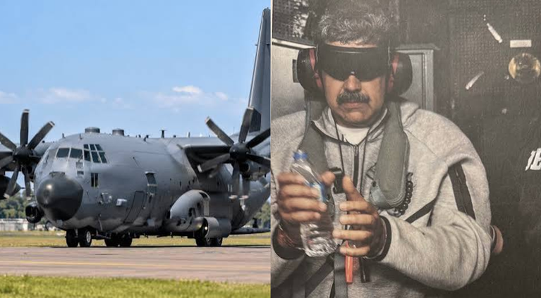 Avião usado em operação contra Maduro está em base aérea brasileira para treinamento
