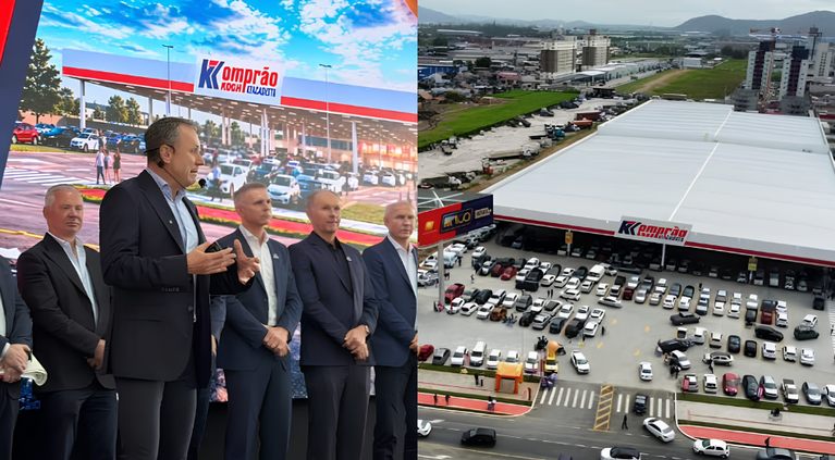 Grupo Koch chega a 100 lojas com inauguração da maior unidade em Itajaí