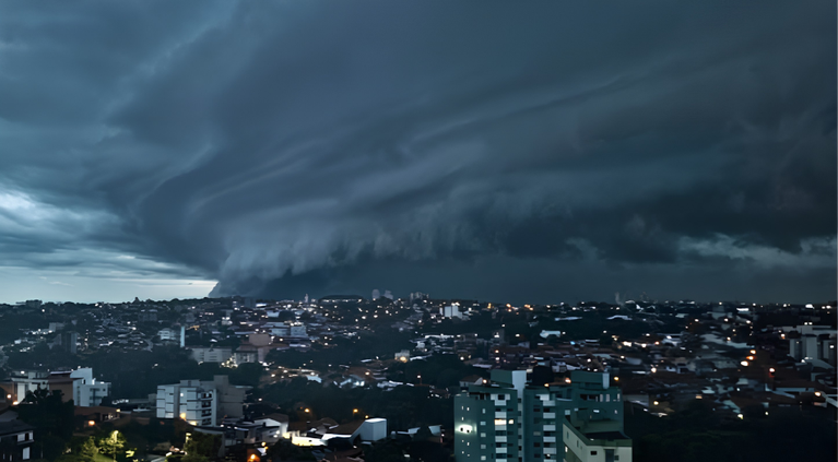 TEMPO SEVERO: tempestades podem atingir cidades do Sul entre sábado e domingo