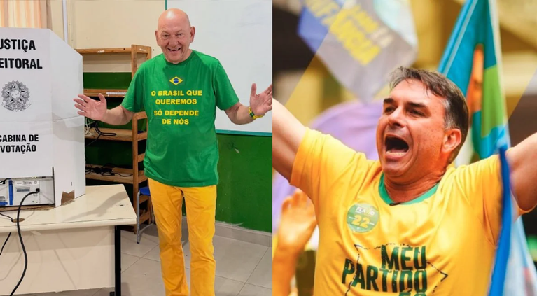 “Eu voto 22”: Luciano Hang anuncia apoio a Flávio Bolsonaro para segundo turno
