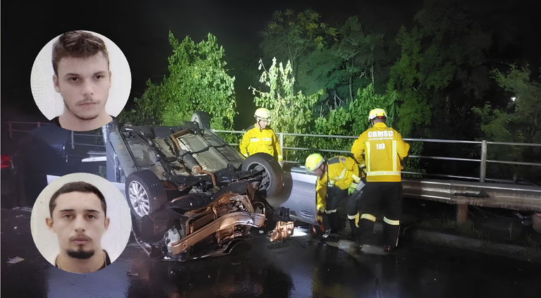 Tragédia em Blumenau: grave acidente deixa dois jovens mortos no Vale do Itajaí